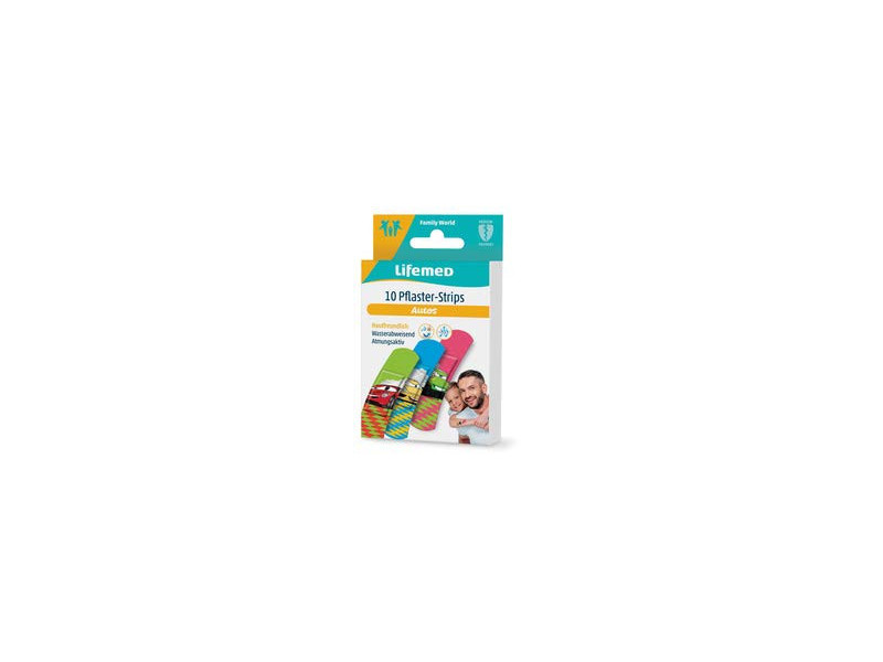 Lifemed Pansement pour enfants 'Voitures', paquet de 10