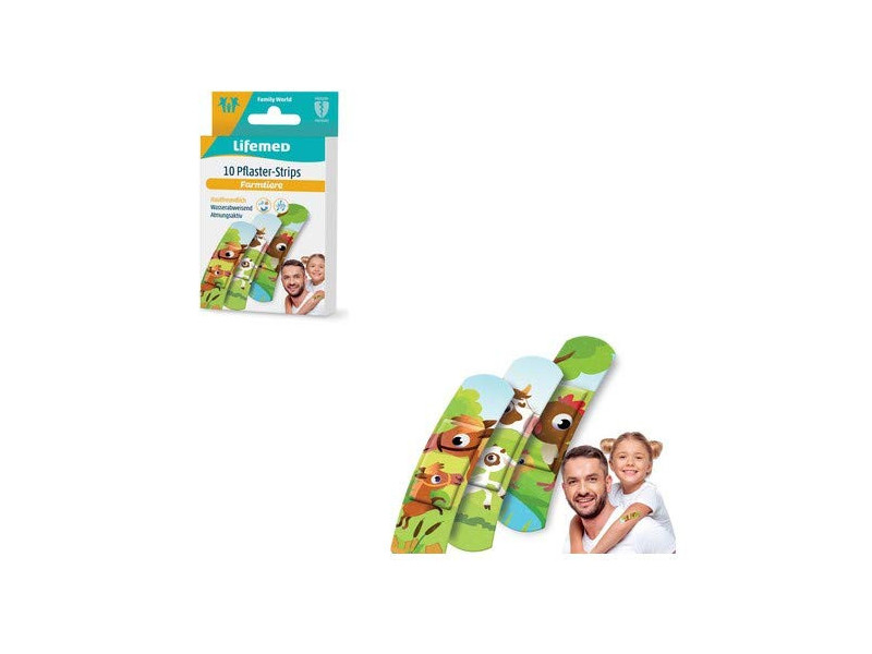 Lifemed Pansement pour enfants 'Animaux' paquet de 10