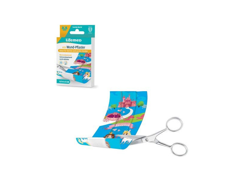 Lifemed Pansement pour enfants 'Conte de fées, 500mm x 60mm