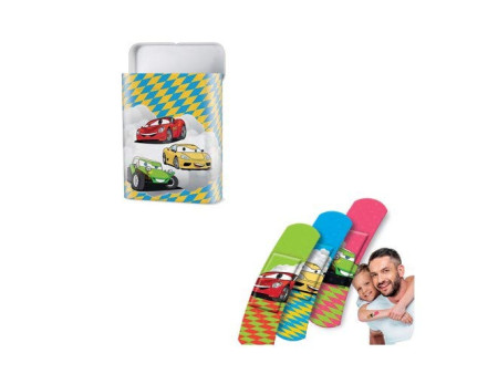 Lifemed Pansement pour enfants 'Voitures', 40, boîte métal