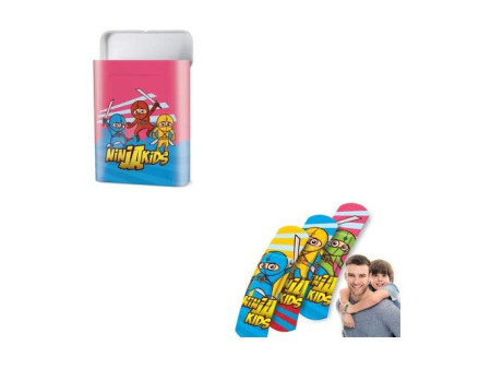 Lifemed Pansement pour enfants 'Ninjas', 40, boîte métal