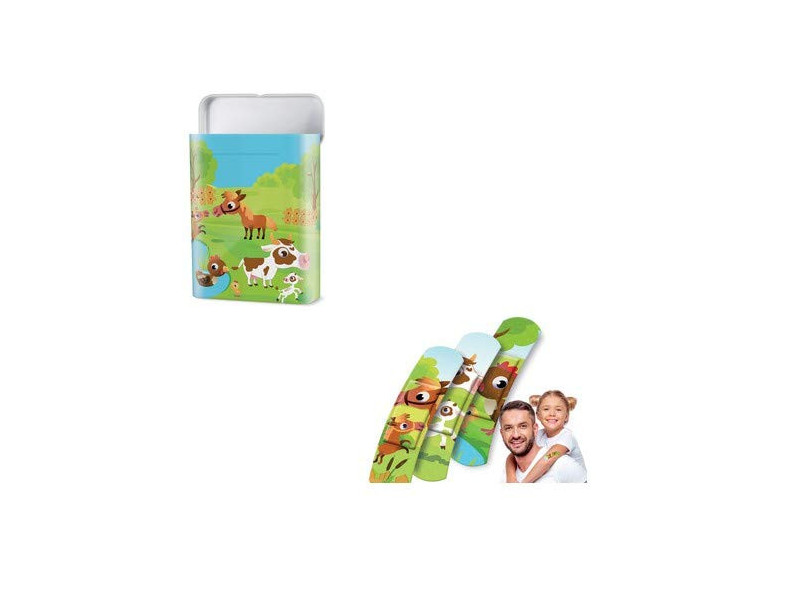 Lifemed Pansement pour enfants 'Animaux', 40, boîte en métal