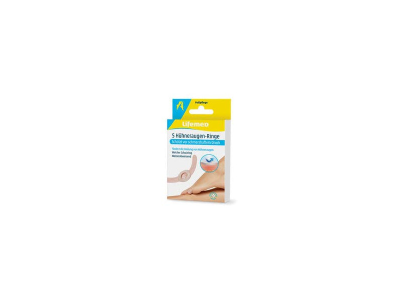 Lifemed Anneaux anti-cors, transparent, paquet de 5