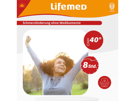 Lifemed Patch chauffant pour la nuque, 230 x 90 mm, blanc