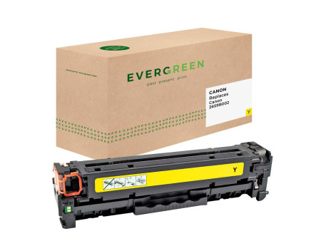 EVERGREEN Toner remplace Canon 2659B002/718Y, jaune