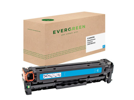 EVERGREEN Toner EGTC718CE remplace Canon 2661B002/718C, cyan