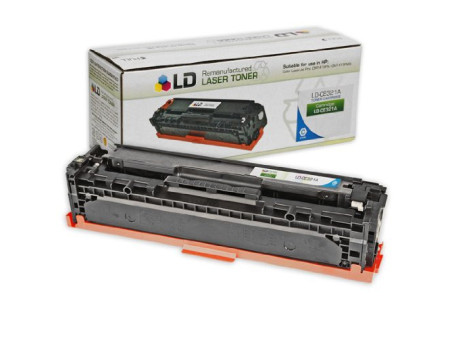 EVERGREEN Toner EGTHP321AE remplace hp CE321A/128A, cyan