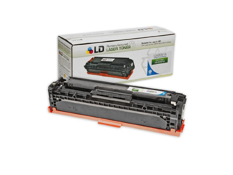 EVERGREEN Toner EGTHP321AE remplace hp CE321A/128A, cyan
