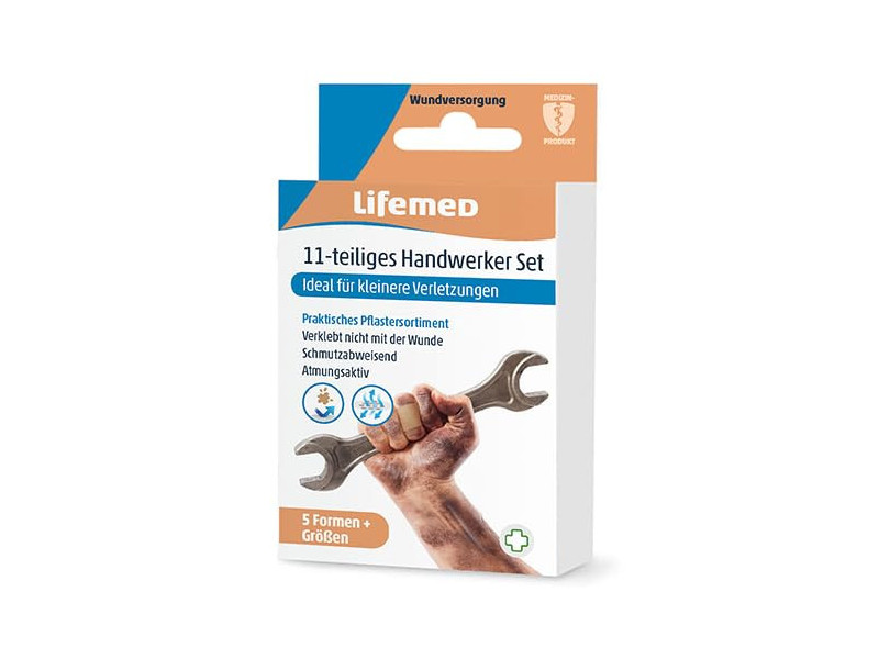 Lifemed Set de pansements 'artisan', 11 pièces