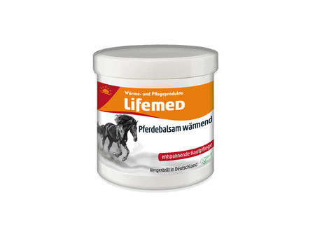 Lifemed Baume du cheval, chauffant, pot de 500 ml