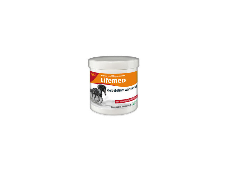 Lifemed Baume du cheval, chauffant, pot de 500 ml