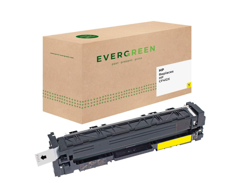 EVERGREEN Toner EGTHPCF412XE remplace hp CF412X/410X, jaune