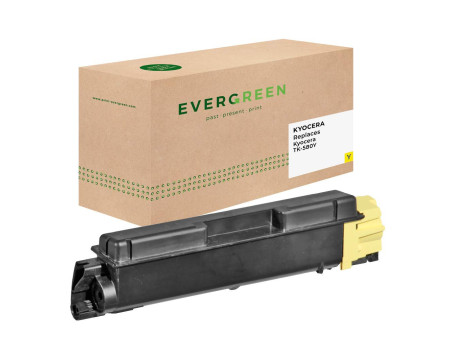 EVERGREEN Toner EGTK580YE remplace KYOCERA TK-580Y, jaune