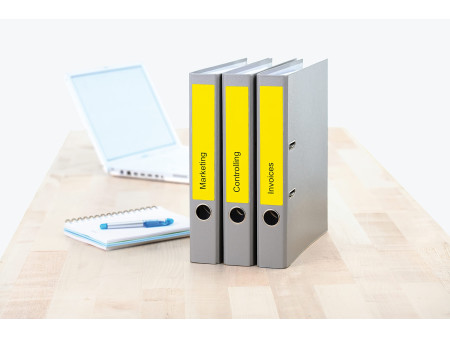 HERMA Etiquette pour classeur SPECIAL, 192 x 38 mm, jaune