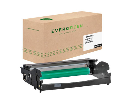 EVERGREEN Tambour EGTLE260X22GE remplace LEXMARK E260X22G