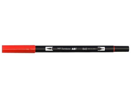 Tombow Feutre double pointe 'DUAL BRUSH PEN ABT', carmine