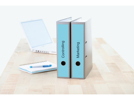 HERMA Etiquette dos de classeur SPECIAL, 61 x 297 mm, bleu