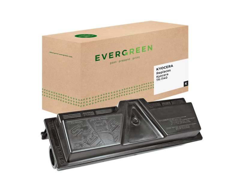 EVERGREEN Toner EGTK1140E remplace KYOCERA TK-1140, noir