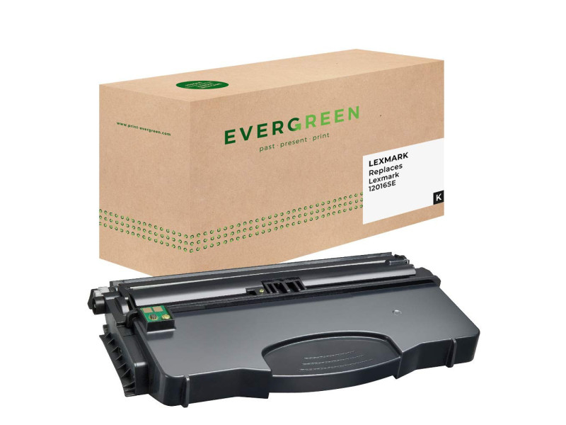 EVERGREEN Toner EGTL12016E remplace LEXMARK 12036SE, noir