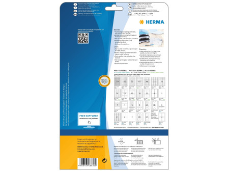 HERMA Etiquette jet d'encre SPECIAL, 25,4 x 8,5 mm, blanc