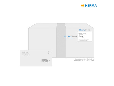 HERMA Etiquette universelle SPECIAL, 96 x 63,5 mm, blanc