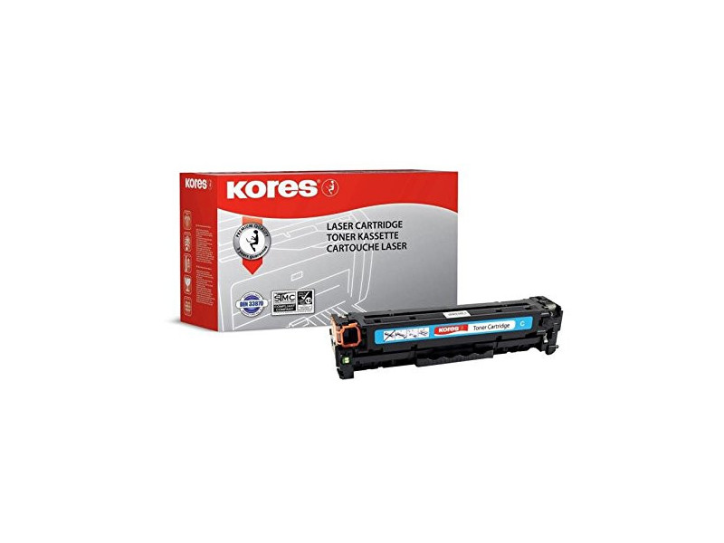 Kores Toner G2528RBB remplace hp CF381A, cyan
