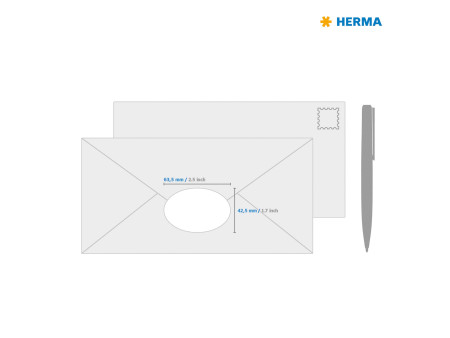 HERMA Etiquette universelle SPECIAL, 63,5 x 42,3 mm, blanc