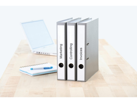 HERMA Etiquette dos de classeur SPECIAL, 297 x 34 mm, blanc