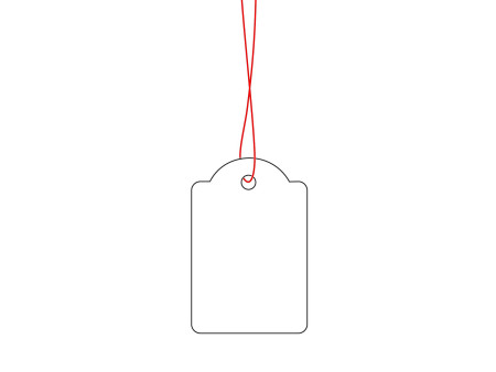 HERMA Etiquette à suspendre, 25 x 38 mm, avec fil rouge