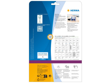 HERMA Etiquette pour cassettes vidéo SPECIAL, 147,3 x 20 mm