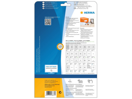 HERMA Etiquette jet d'encre SPECIAL, 63,5 x 25,4 mm, blanc