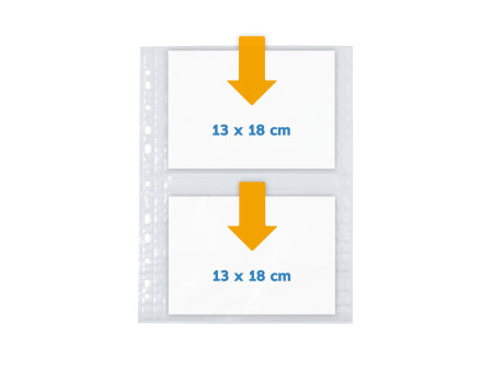 HERMA Pochettes pour photos Fotophan, format A4, pour photos