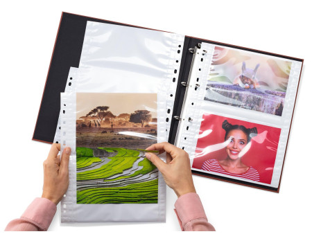 HERMA Pochettes pour photos Fotophan, format A4, pour photos