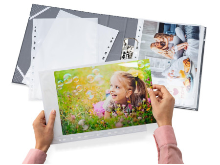 HERMA Pochettes pour photos Fotophan, format A4, pour photos