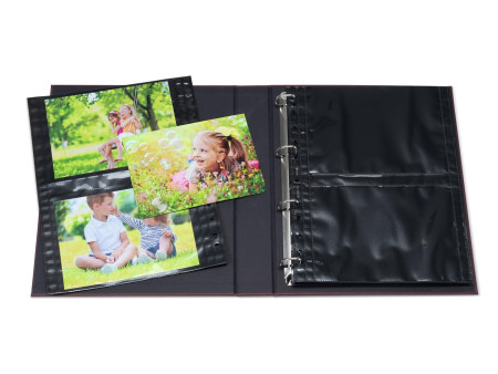 HERMA Pochettes transparentes A4 Fotophan, pour photos 13x18