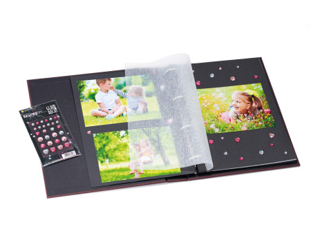 HERMA Feuillets carton pour photos, 230 x 297 mm, noir