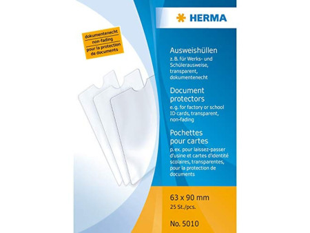 HERMA étui de poche, PP, 1 poche, 0,14 mm, transparent