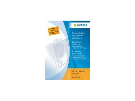 HERMA étui de poche, PP, 1 poche, 0,14 mm, transparent