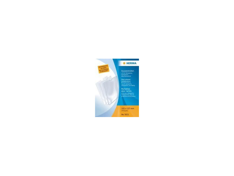 HERMA étui de poche, PP, 1 poche, 0,14 mm, transparent