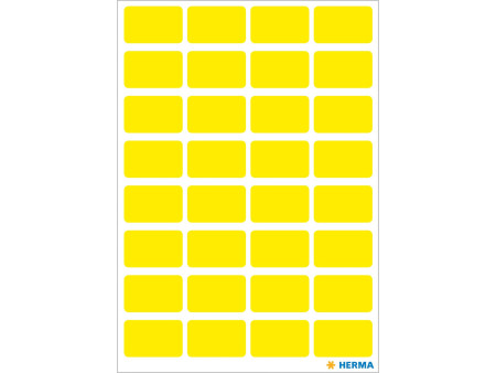 HERMA Etiquette multi-usage, 12 x 18 mm, jaune