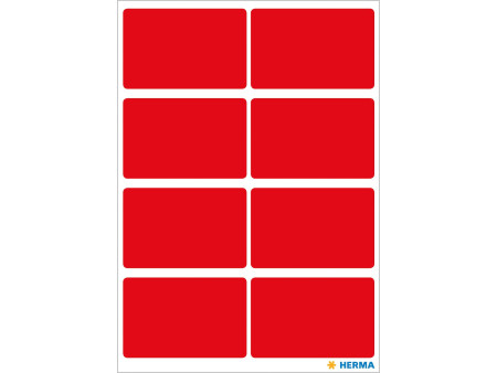 HERMA Etiquette multi-usage, 26 x 40 mm, rouge
