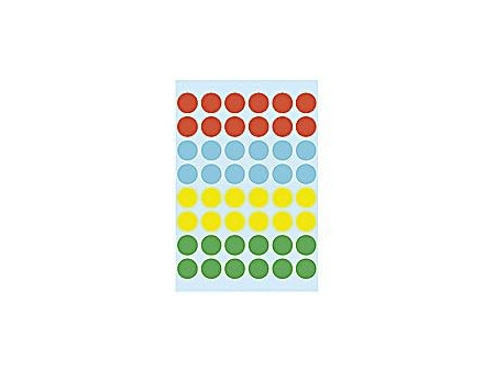 HERMA Etiquette multi-usage, diamètre: 13 mm, rond, assorti