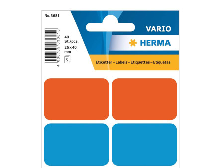 HERMA Etiquette multi-usage, 26 x 40 mm, assorti