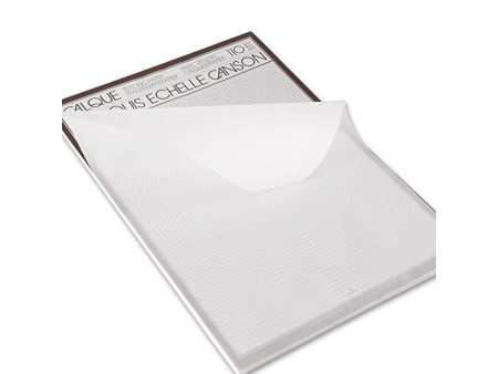 CANSON Bloc de calque, A4, transparent, 110/115 g/m2