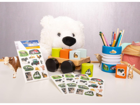HERMA Autocollants DECOR 'Photo d'animaux de ferme'