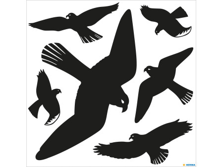 HERMA Oiseaux de vitres, film, résistant aux