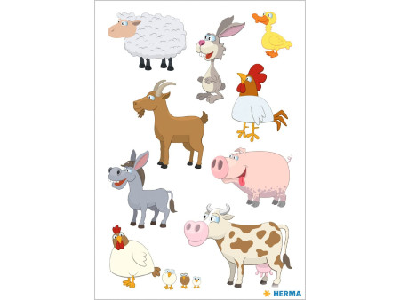 HERMA Autocollants DECOR 'Animaux préférés'