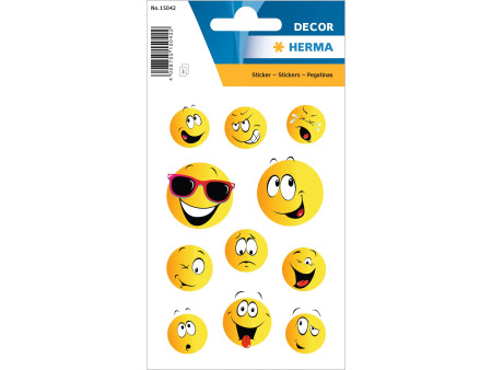HERMA Autocollants DECOR 'Happy Face'