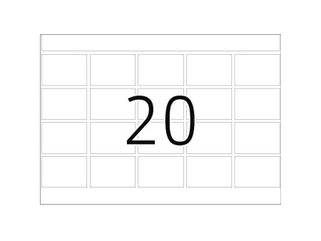 HERMA Etiquette adhésive DP1, 22 x 32 mm, pour imprimantes