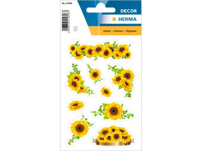 HERMA Autocollants DECOR 'Tournesols'